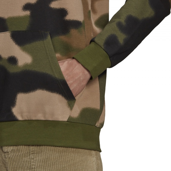 Джемпер Adidas CAMO AOP HOODIE GN1879 р. 2XL різнокольоровий