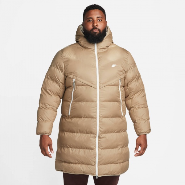 Пальто Nike M NK SF WR PL-FLD HD PARKA DR9609-247 р.S бежевий