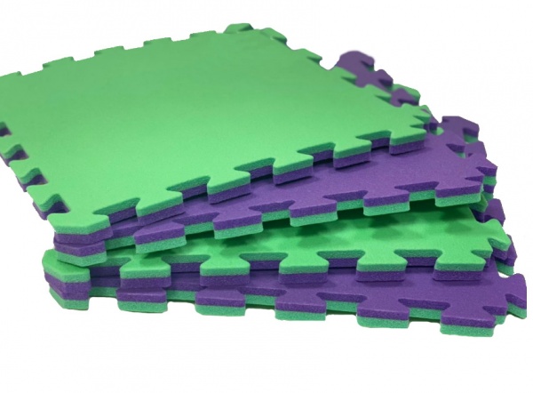  Lanor малюк зелено-фіолетовий 50х50х2 см 8 шт.