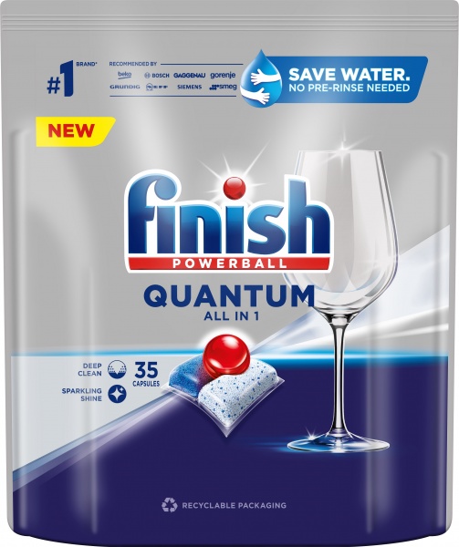 Таблетки для ПММ Finish QUANTUM All in 1 35 шт.