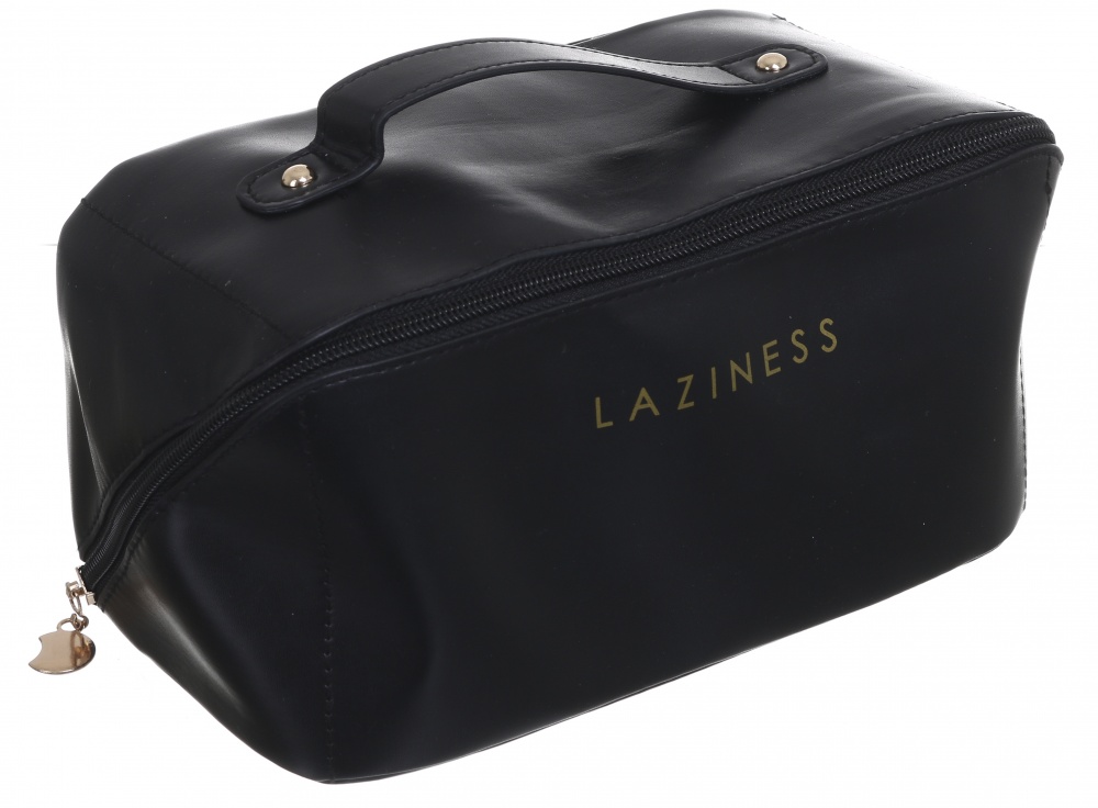 Косметичка Laziness 23,5x13x13 см чорна