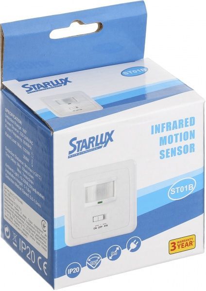 Датчик движения Starlux SL-ST01B-WH