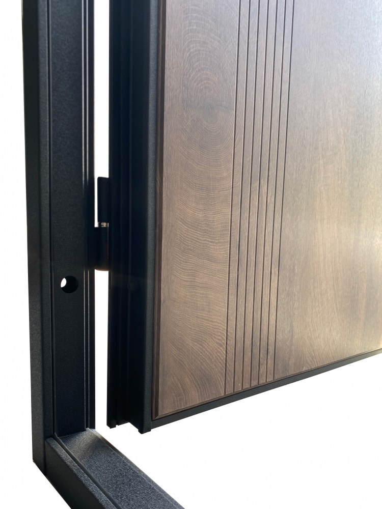 Дверь входная Двері БЦ Хортица черный муар 2050x960 мм правая