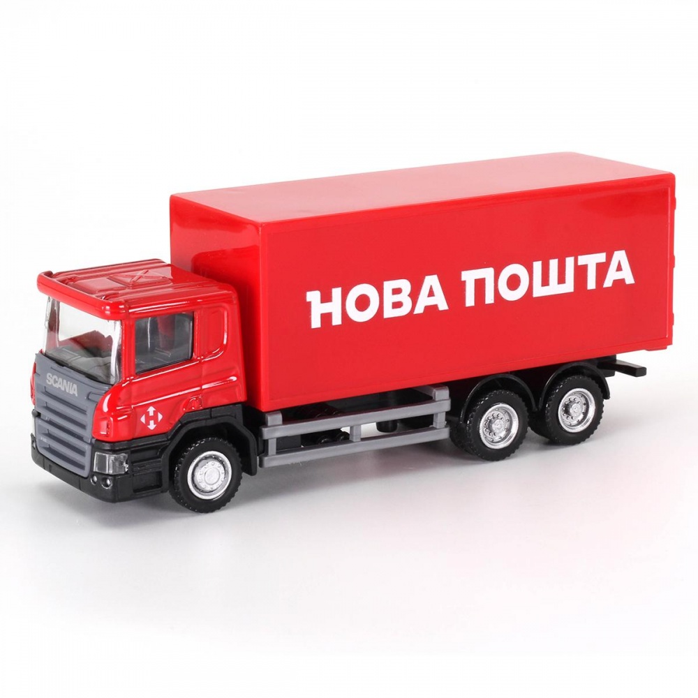Автомодель TechnoDrive 1:43 Scania Нова пошта 250414U