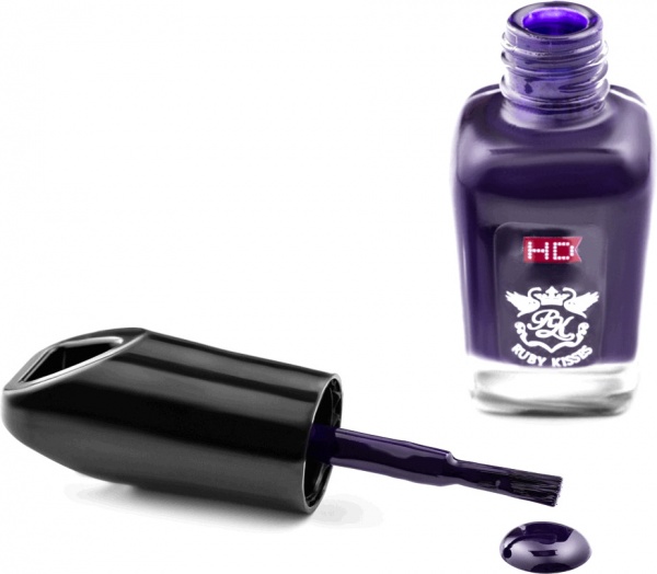 Лак для ногтей Kiss HD Mini №18 летняя ежевика 8 мл 