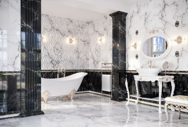 Плитка El Molino Сіракуса Софія Негро зокало 15x25 . 