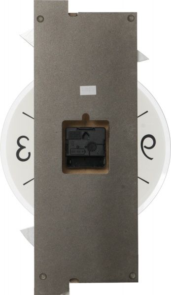 Годинник настінний 40х23 см сірий