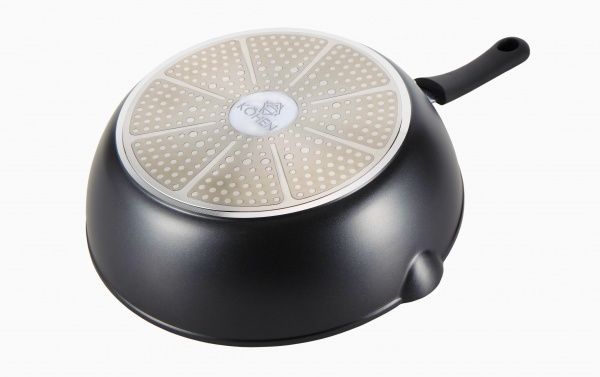 Сковорода з кришкою Eco Stone deep 28 см KN91239 Kohen