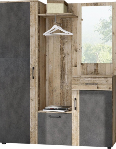 Передпокій з дзеркалом Trio матера / олд стайл світлий 