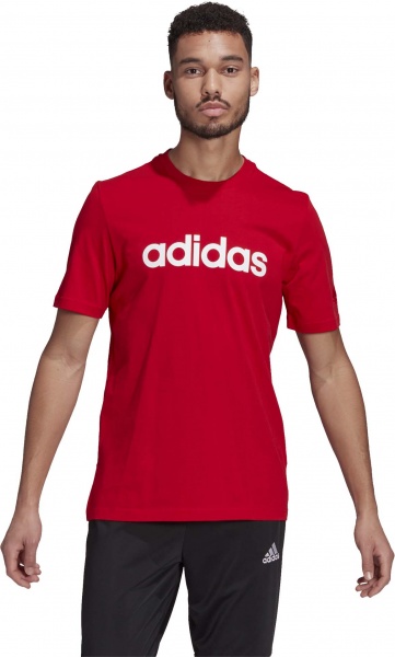 Футболка Adidas M LIN SJ T GL0061 р.M червоний