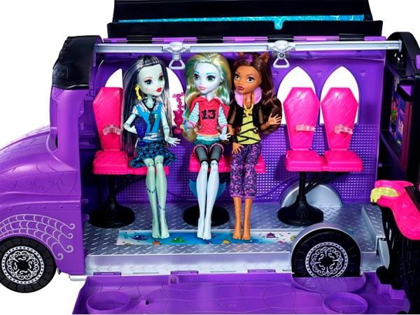 Игровой набор Monster High Крутой школьный автобус FCV63
