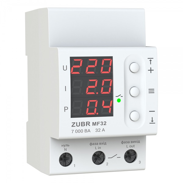 Реле напруги ZUBR (багатофункціональне) MF32