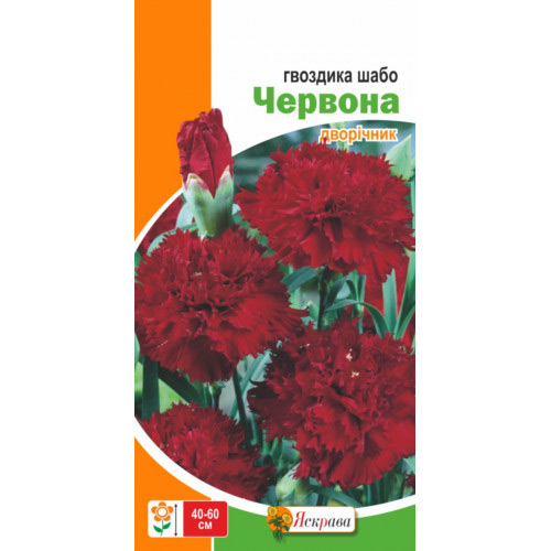 Насіння Яскрава гвоздика шабо Червона