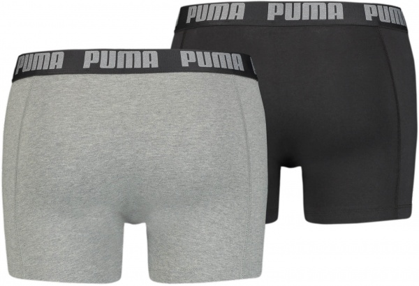 Труси Puma Basic Boxer 2P 90682305 2XL сірий/темно-сірий 2 шт.