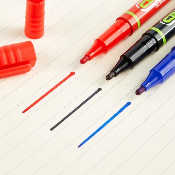 Маркер перманентный Baoke водостойкий 0.5-2 мм черный MARK-PER-BAO-MP2915B 