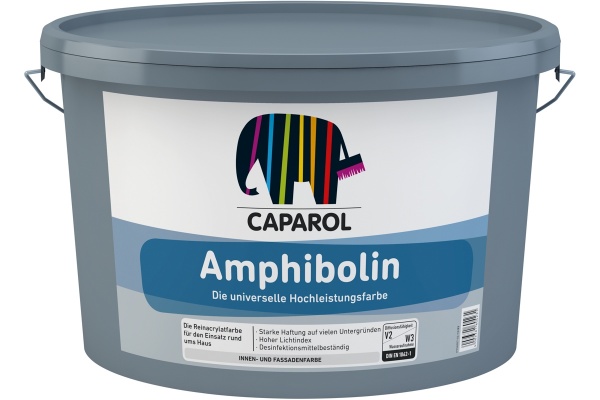 Краска акрилатная водоэмульсионная Caparol CX Amphibolin Basis 3 шелковистый мат база под тонировку 2,35л 