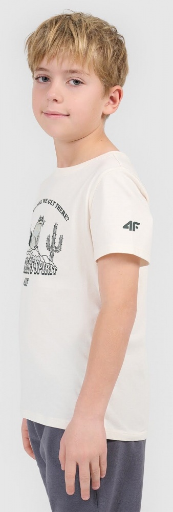 Футболка 4F TSHIRT M2815 4FJWSS26TTSHM2815-11S р.146 білий