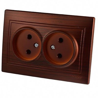 Розетка Lezard Mira 701-0404-127В античний кедр