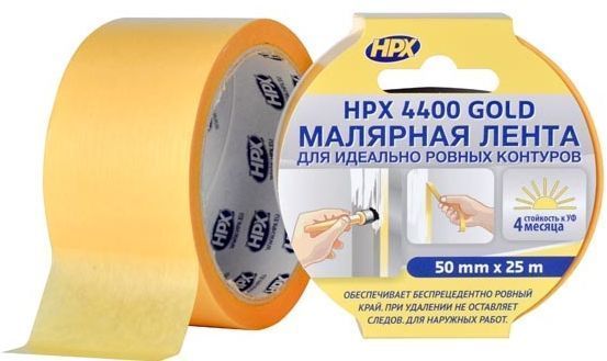 Лента малярная HPX 4400 для идеальных краев 25 м FP5025