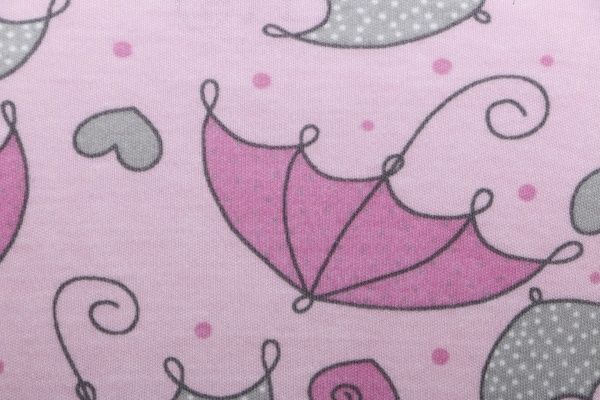 Піжама для дівчаток Фламінго Парасольки р.98 рожевий з малюнком 245-222-29 