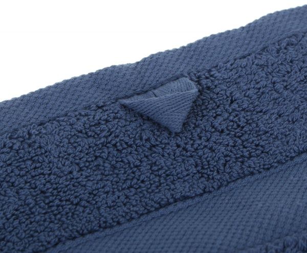 Рушник махровий з бордюром 50x90 см синій La Nuit 