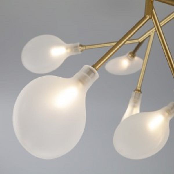 Люстра стельова Strotskis Foglia 27x3 Вт G4 золотий 542 