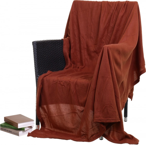 Плед LT флисовый 200x220 см тауп UP! (Underprice) 