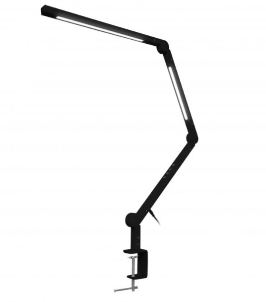 Настільна лампа офісна LUNA HOME 10 Вт без цоколя чорний ALT-415B