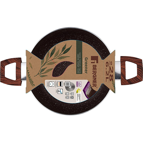 Каструля 6 л BG-31762-MBW Greener Bergner