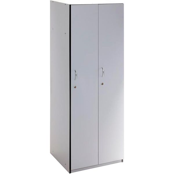 Шкаф Doros для раздевалки 1800х600х520 двойной серый