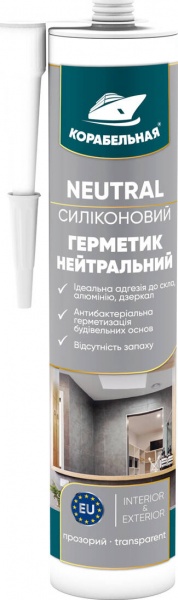 Герметик силиконовый КОРАБЕЛЬНАЯ NEUTRAL прозрачный 280 мл