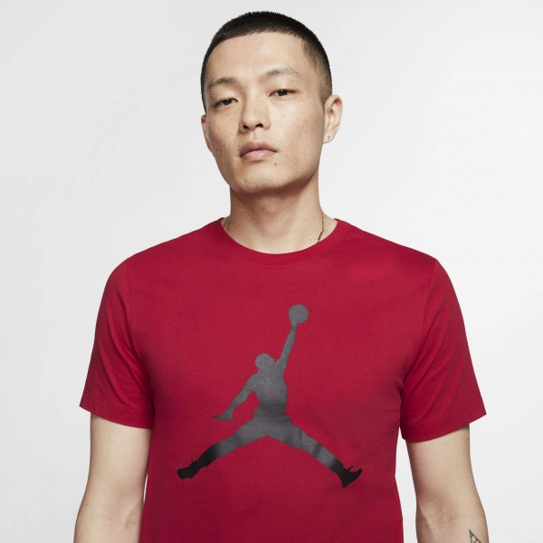 Футболка Jordan M J JUMPMAN SS CREW CJ0921-687 р.L червоний