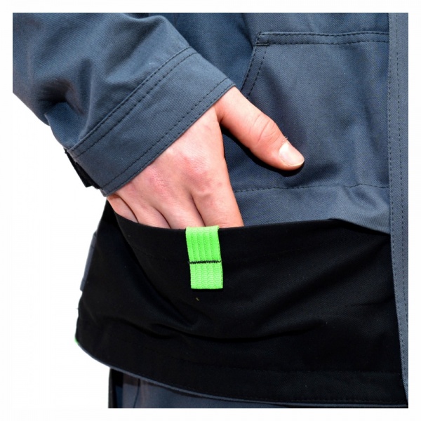 Куртка рабочая Trident Престиж р. XL 52-54 рост 5-6 TRIDENT серый с черным/зеленый