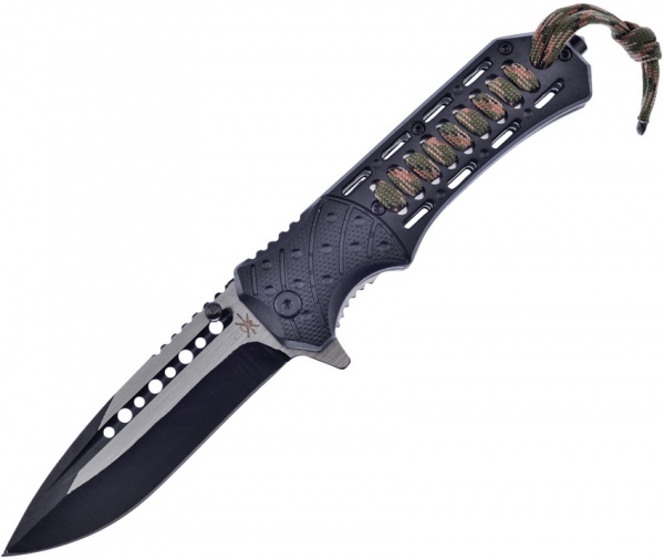 Ніж складаний Frost Cutlery Night Elite Linerlock A/O Blk 26090