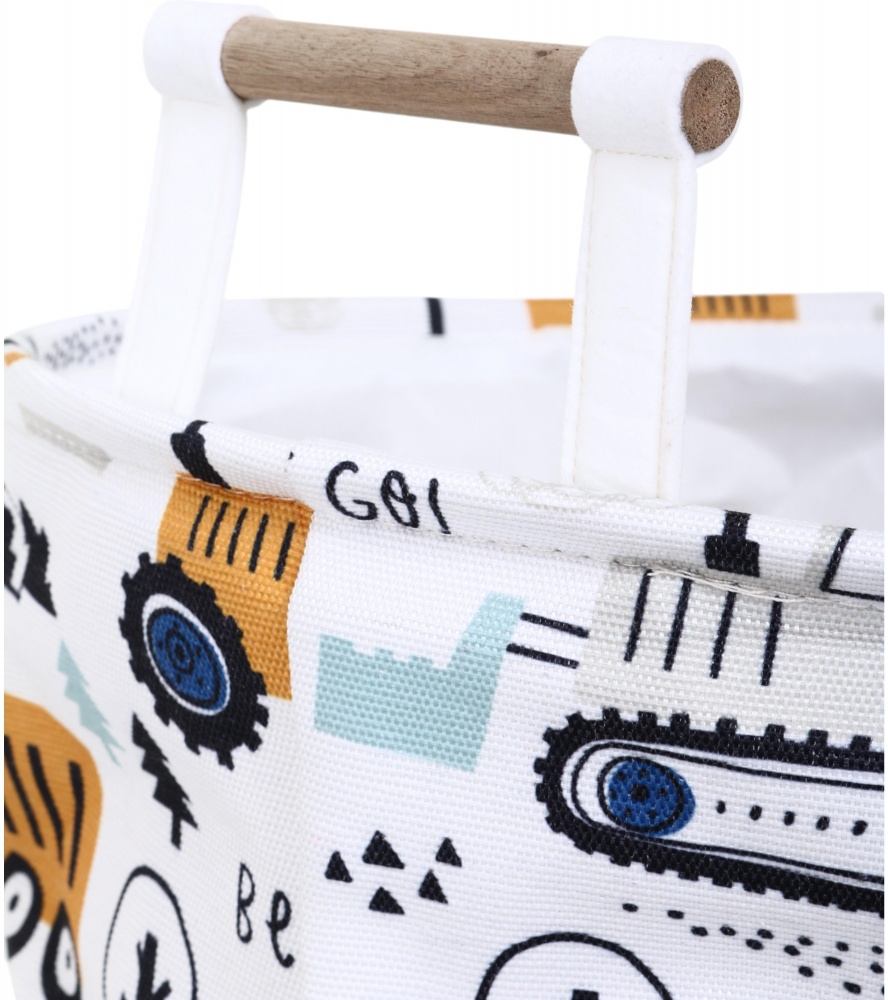 Корзина для игрушек HW Строитель 40х40х50 см E005410