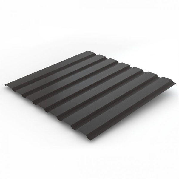 Профнастил матовий ПР-15А 2000x1155 мм RAL 8019 темно-коричневий