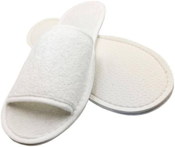 Тапочки одноразовые ЕВА комбинированные для отелей белый HSG