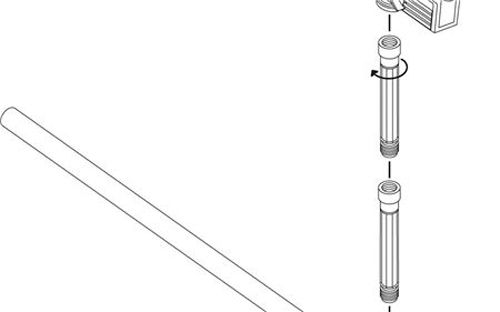 Удлинитель Gardena 20 см для дождевателя OS90 8361 2 шт. 8363-20