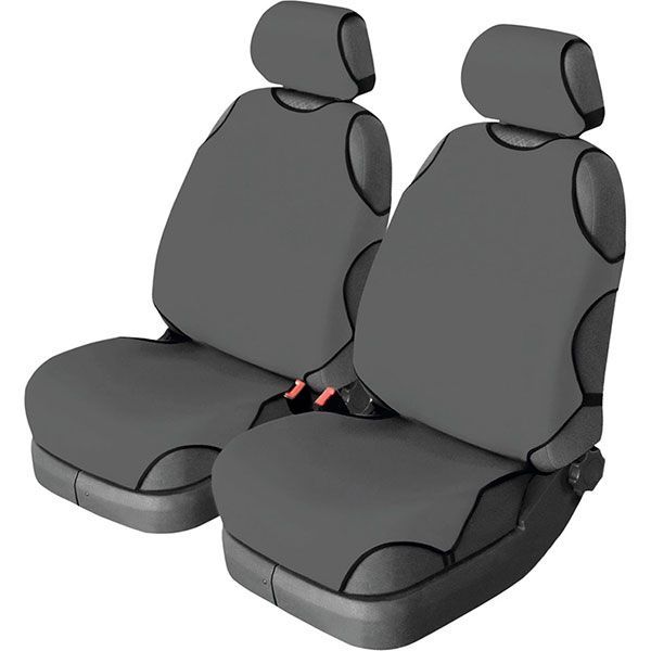 Набір чохлів-майок для сидінь 2 шт.  BELTEX Delux сірий