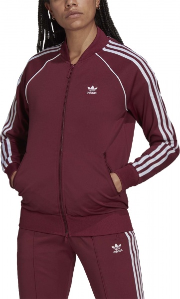 Джемпер Adidas SST TRACKTOP PB H34594 р. 38 бордовий