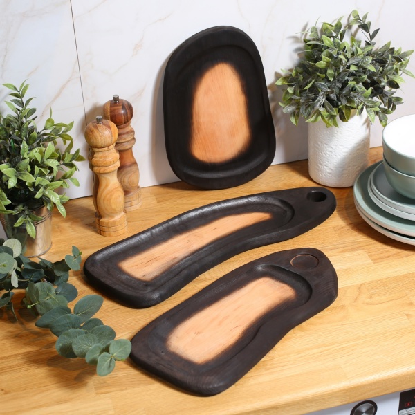 Доска сервировочная для подачи мяса и стейков 