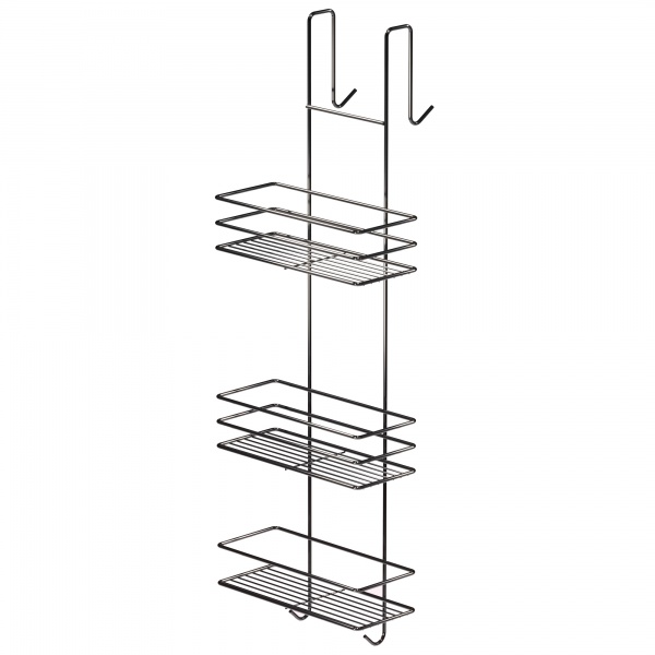 Полка для ванной 3-ярусная хром 