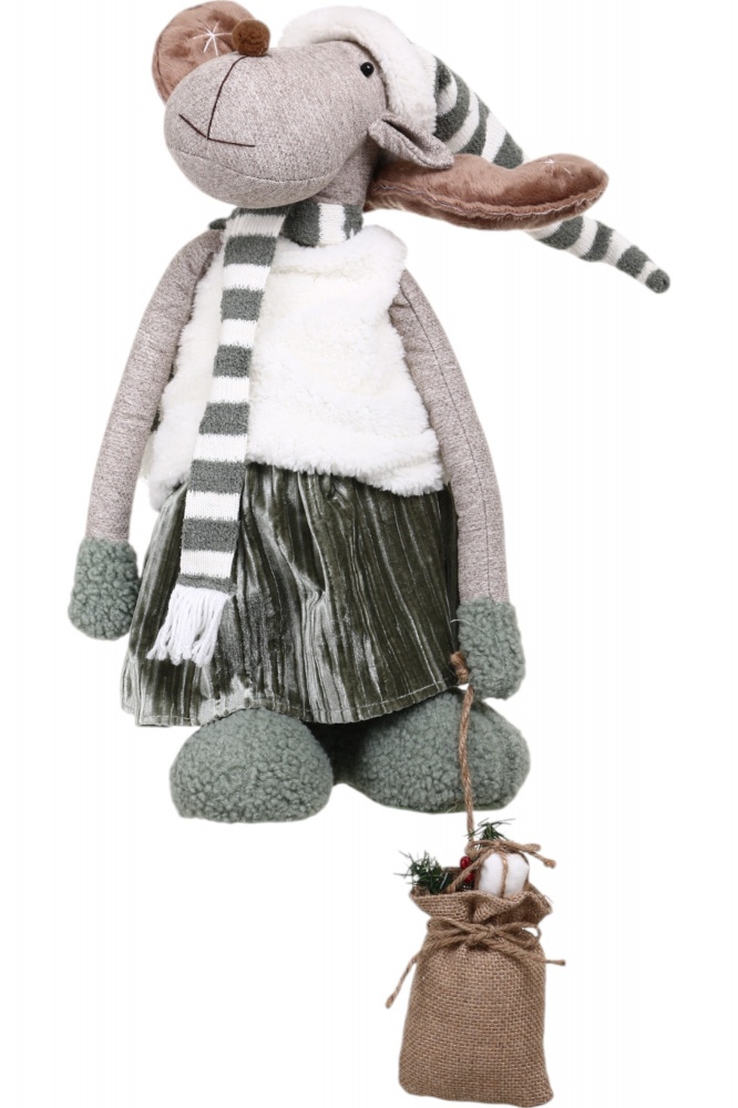 Декорація новорічна Лось на висувних ніжках 20х64 см в асортименті LF2237035AB