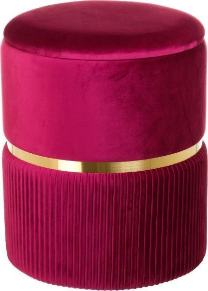 Сундук-пуф Bernard 36х36х44 см винный 