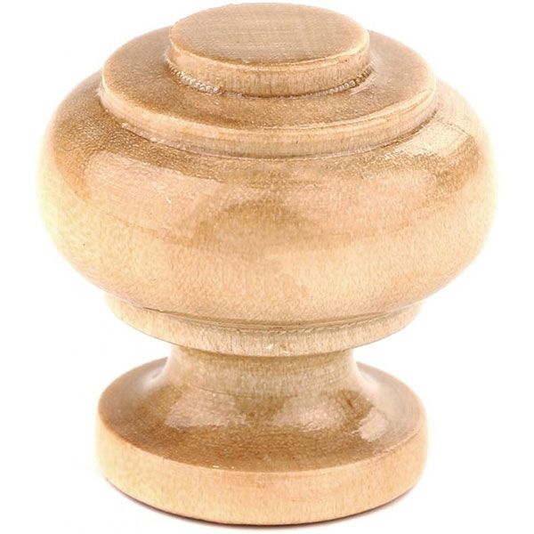 Мебельная ручка деревянная №1 береза