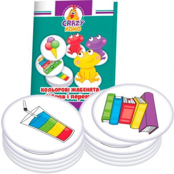 Игра настольная Vladi Toys Цветные лягушата. Собрал и победил! VT8020-06