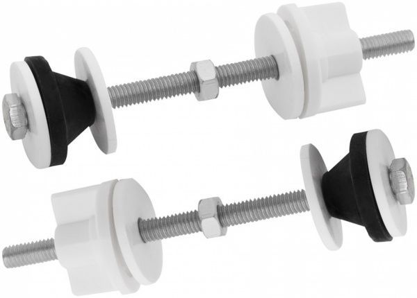 Комплект прокладок с креплением Klechniowska для бачка унитаза универсальный