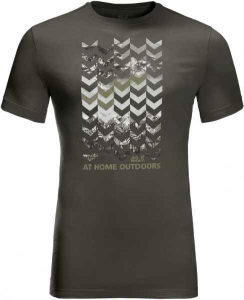 Футболка Jack Wolfskin CHEVRON T M 1806991-5100 XL хакі