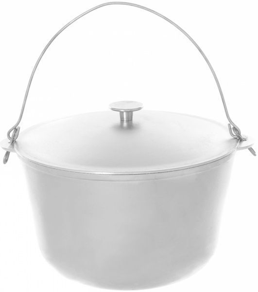 Казан походный Biol 12 л алюминиевый с дужкой и крышкой К1200Т