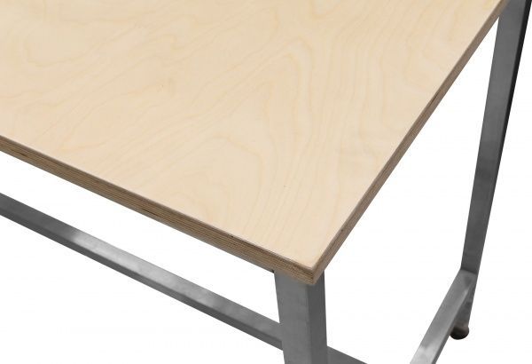 Стол производственный для мучных изделий Tehma 1200x600x850 мм нержавеющая стальфанера